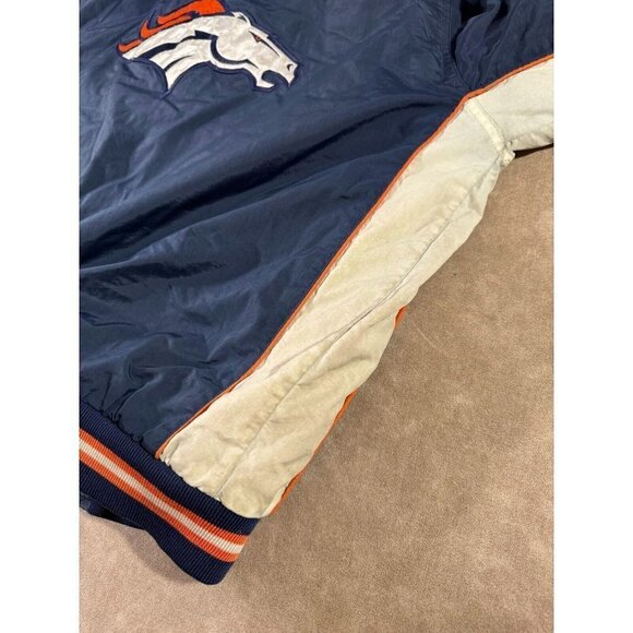Vintage G III Apparel NFL Mens Quilted Windbreaker Jacket Denver Broncos L - Picture 7 of 14